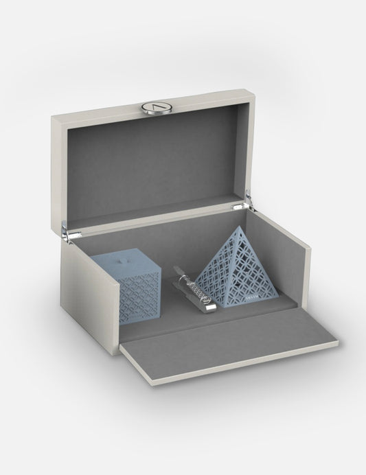 Amaani Pyramid Bakhoor Luxury Set Air Force Blue