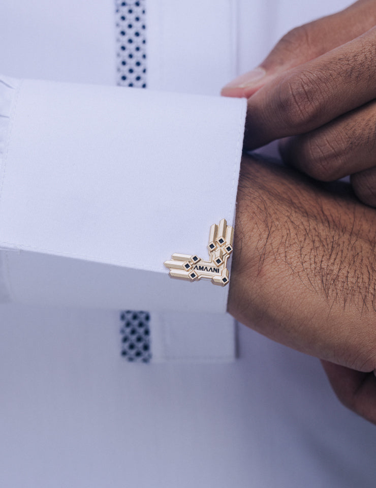 Amaani Noble Thobe in crisp white, tailored premium Saudi thobe for Eid, South Africa