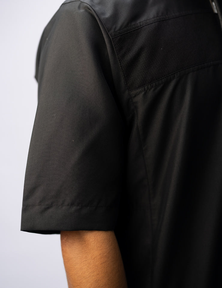 Amaani Drift Short Sleeve Thobe, fourth styled view - warm weather thobe for Eid, South Africa