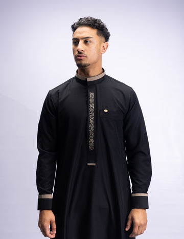 Amaani Noir Thobe
