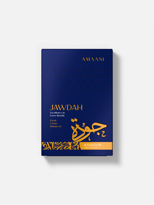 Amaani Jawdah Bakhoor Gold Collection 15g gift box