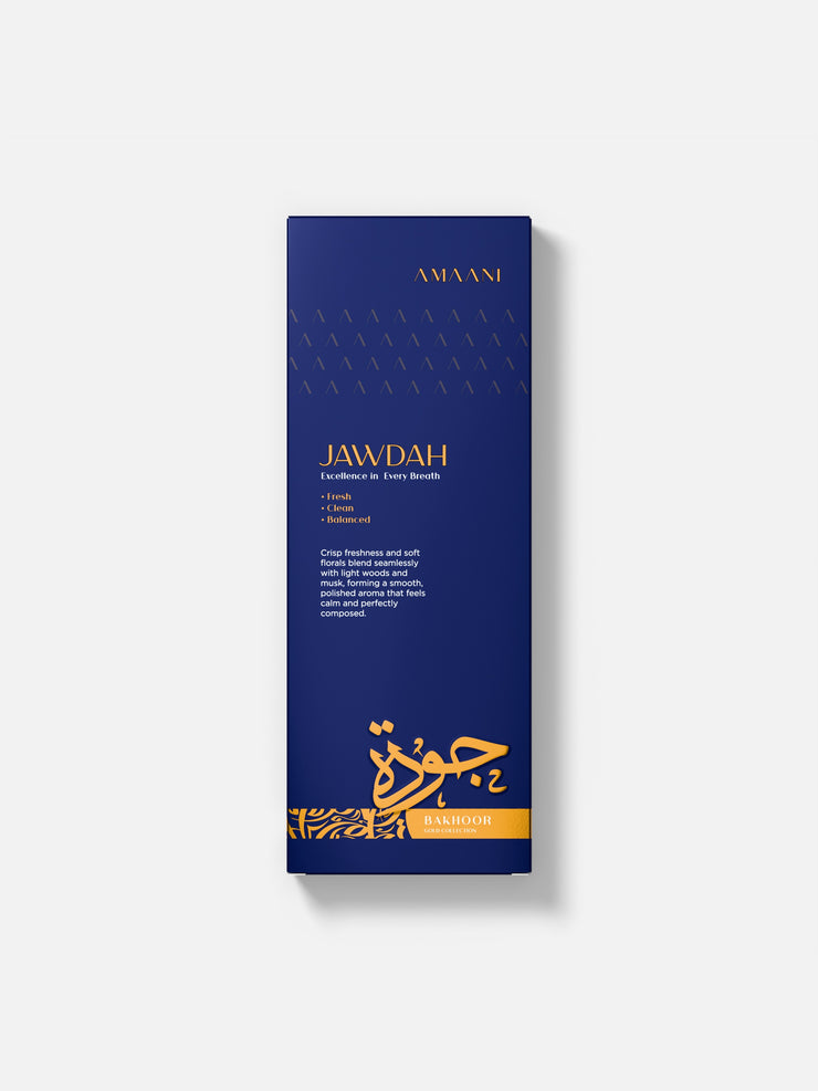 Amaani Jawdah Bakhoor Gold Collection 30g gift box