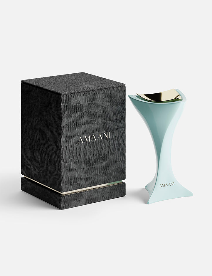 Amaani Kurve Bakhoor Burner, a modern contemporary take on the traditional bakhoor ritual