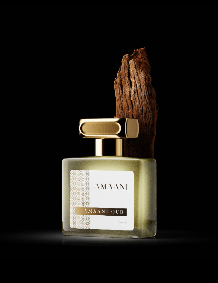 Amaani Oud 50ml oud fragrance with saffron and grapefruit opening notes