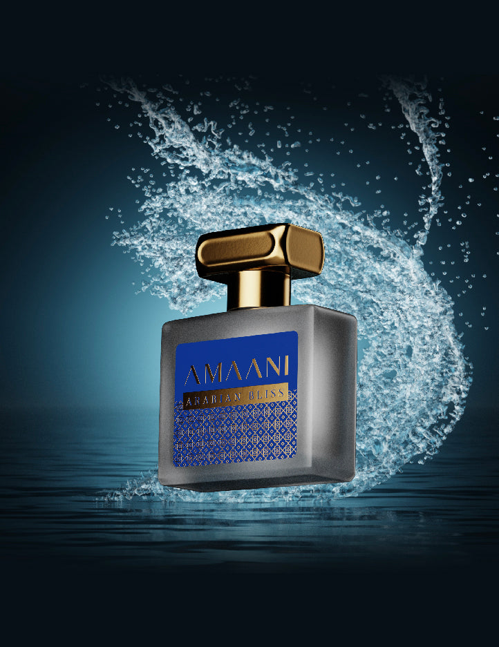 Arabian Bliss 50ml by Amaani, zesty lime and neroli over a smooth musk base