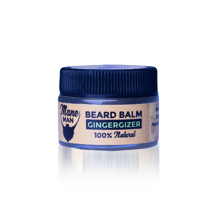 Mane Man Gingergizer beard balm 30g, scented with fresh lemongrass and earthy ginger