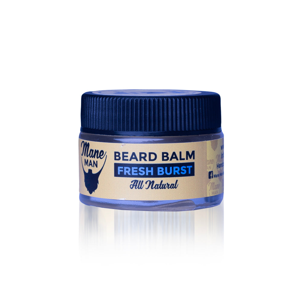 Mane Man Fresh Burst beard balm 30g, scented with invigorating eucalyptus and pine